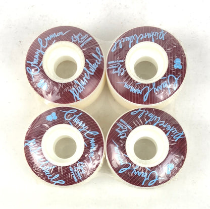 Picture Chewy Cannon Brown Blue 53mm Skateboard Wheels