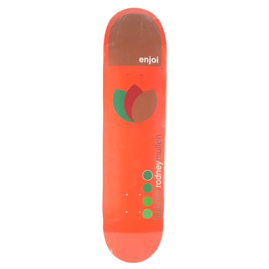 Enjoi Rodney Mullen Autumn Orange/Brown/Green/Red Size 7.75" Vintage NOS Deck