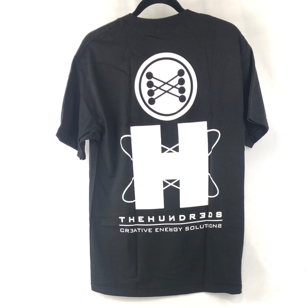 The Hundreds Chest Logo Nuclear Black White Size M S/s Shirt