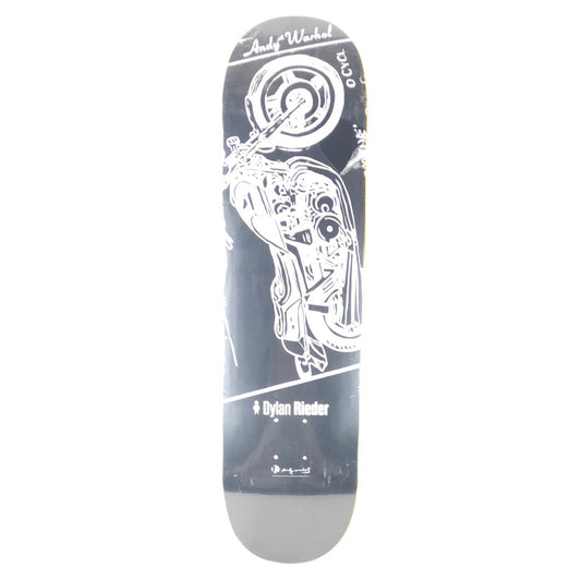 Alien Workshop Dylan Rieder Andy Warhol Motorcycle Black White 8.25" Skateboard Deck