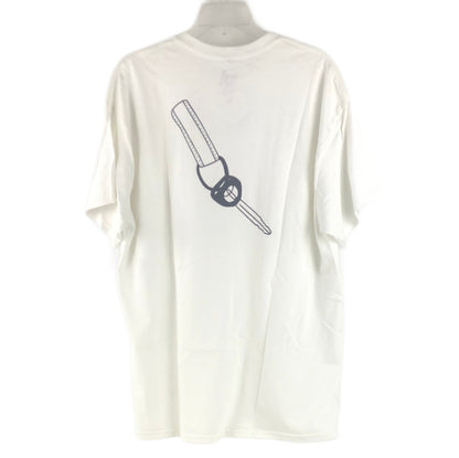 The Quiet Life Chest Pocket Logo White Black Size XL S/s Shirt