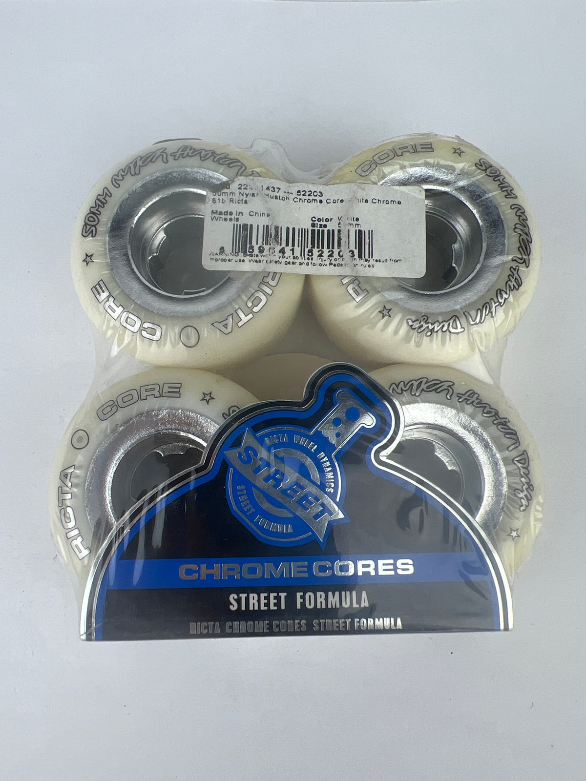 Ricta Nyjah Huston Design Chrome Cores Street Formula Silver White 50M ...