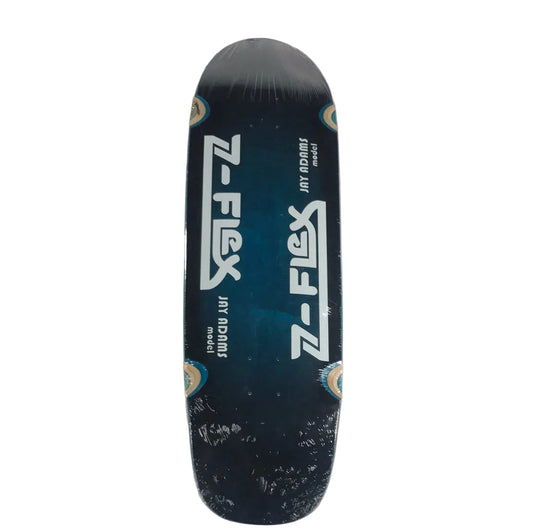 Z-Flex Jay Adams Model Blue White Size 9.5" Vintage NOS Deck