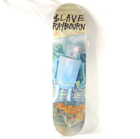 Slave Ben Raybourn Connection Failed Off White/Green/Multi 8.125" Skateboard Deck