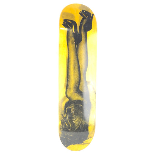 HUF Legs with High Heels Yellow/Black Size 8.1 Skateboard Deck