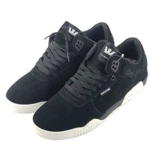 Supra Ellington Black White U.S. Mens Size 10 Classic Shoes