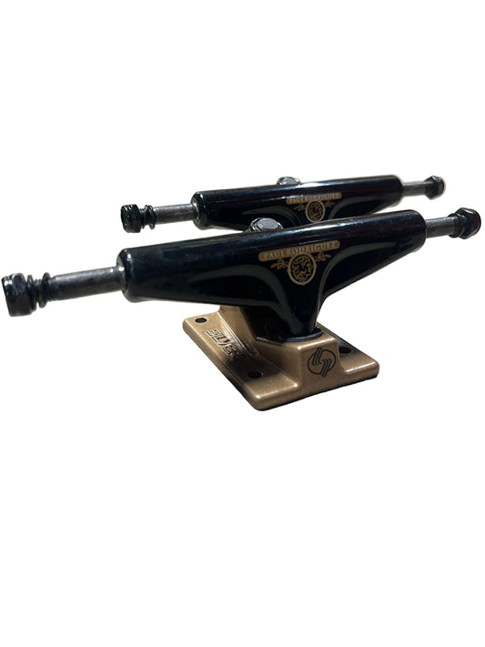 Silver Paul Rodriguez Laurel Black Gold 7.625" Axle Vintage NOS Trucks