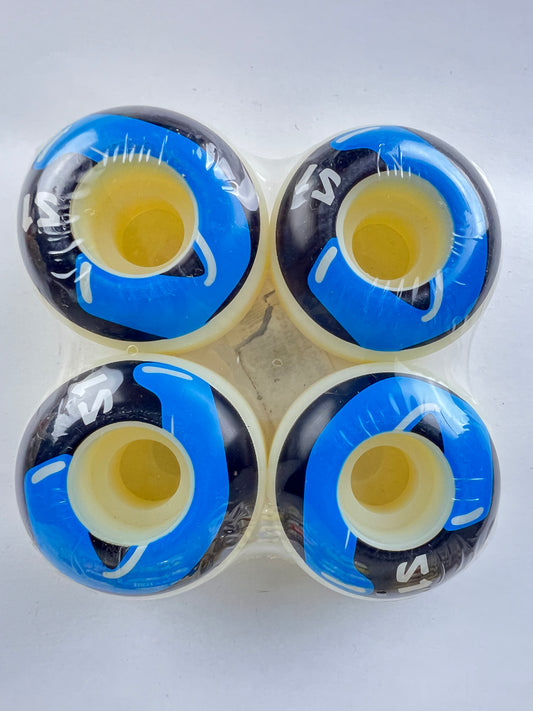 Chocolate Liquid Blue White Black Size 51MM Vintage NOS Wheels