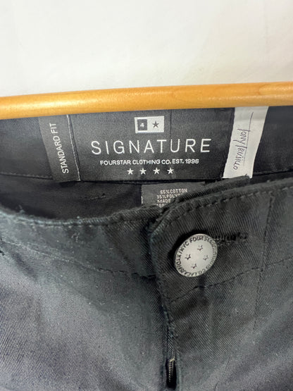 Four Star Tony Trujillo Signature Standard Fit Black Size 34 Waist 32 Length Vintage Pants