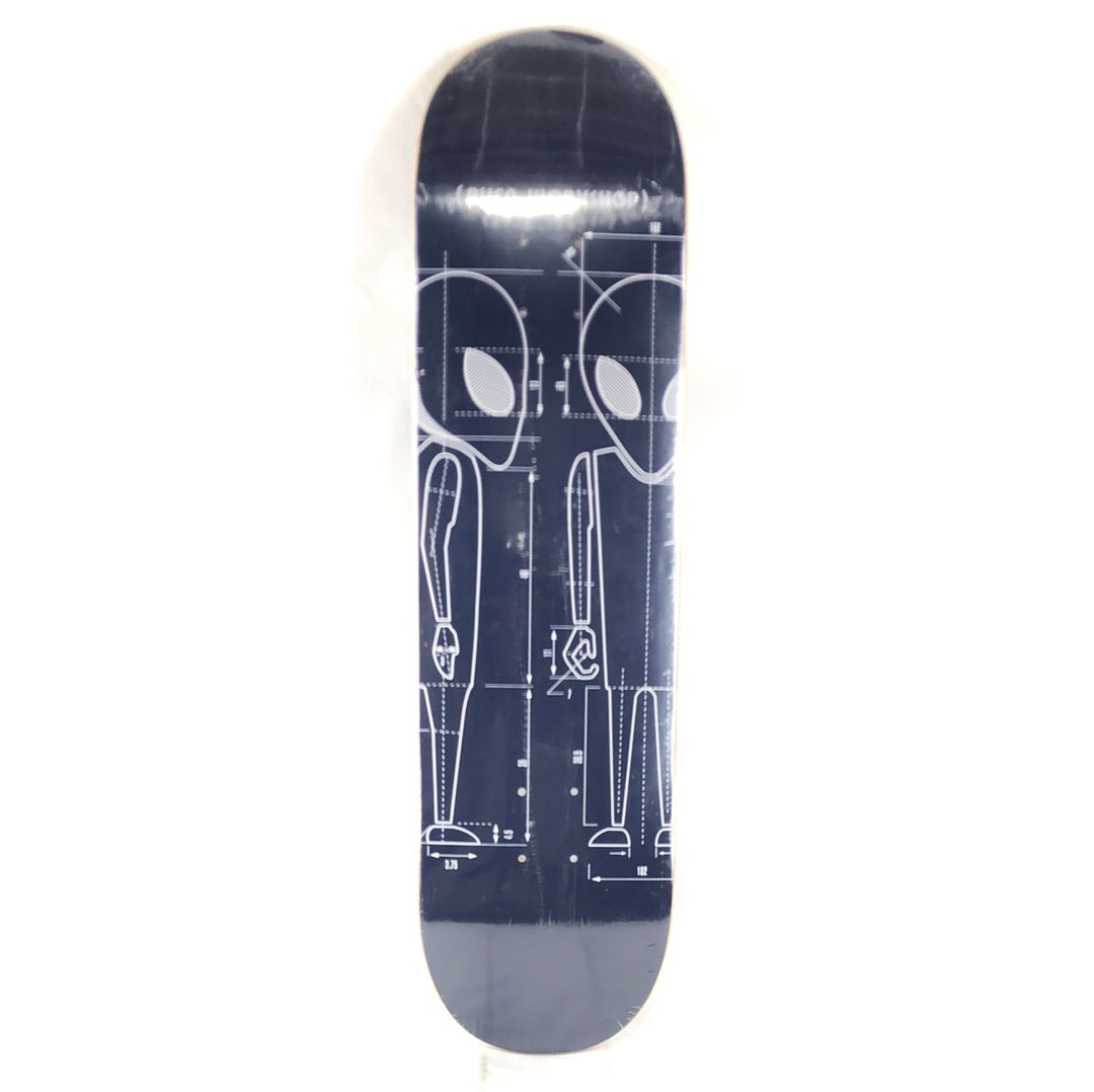 Alien Workshop Alien Dimensions Navy Blue/White Size 8.25 Skateboard Deck