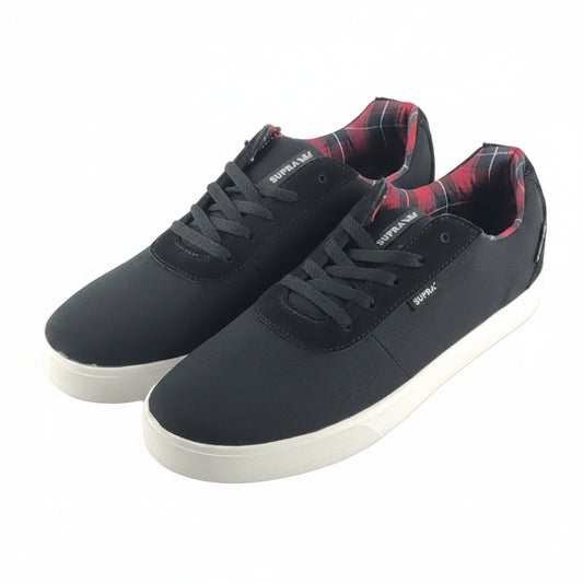 Supra Strike Black White US Mens Size 9.5 Classic Shoes