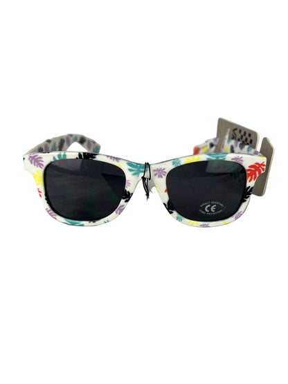 Vans Janelle Hipster Floral White Vintage UV Protection Sunglasses