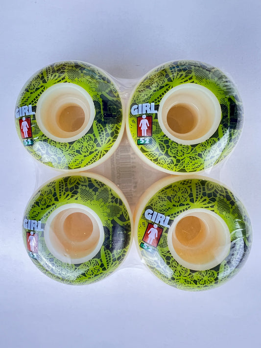 Girl Quincenera Green Black White Size 52MM Vintage NOS Wheels