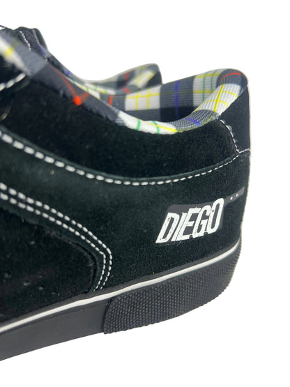 Osiris Diego Bucchieri Cleaver Black Plaid US Mens Size 9.5 Shoes