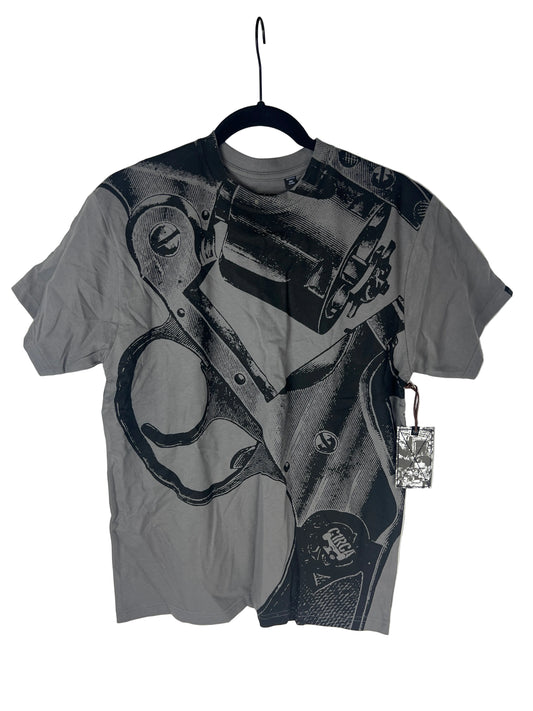 Circa C1rca Barel Charcoal Grey Black Size M S/s Vintage Shirt
