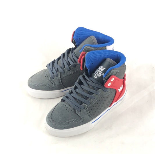 Supra Kids Vaider DK Shadow Ath Red White U.S. Size 11