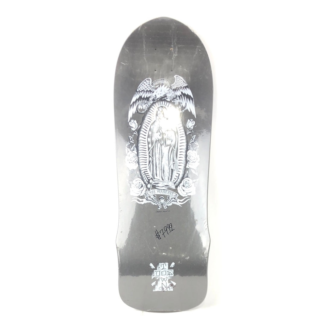Dogtown Jesse Martinez Lady Guadalupe Black/White/Gun Metal Grey Size 10.0" Vintage NOS Reissue Deck