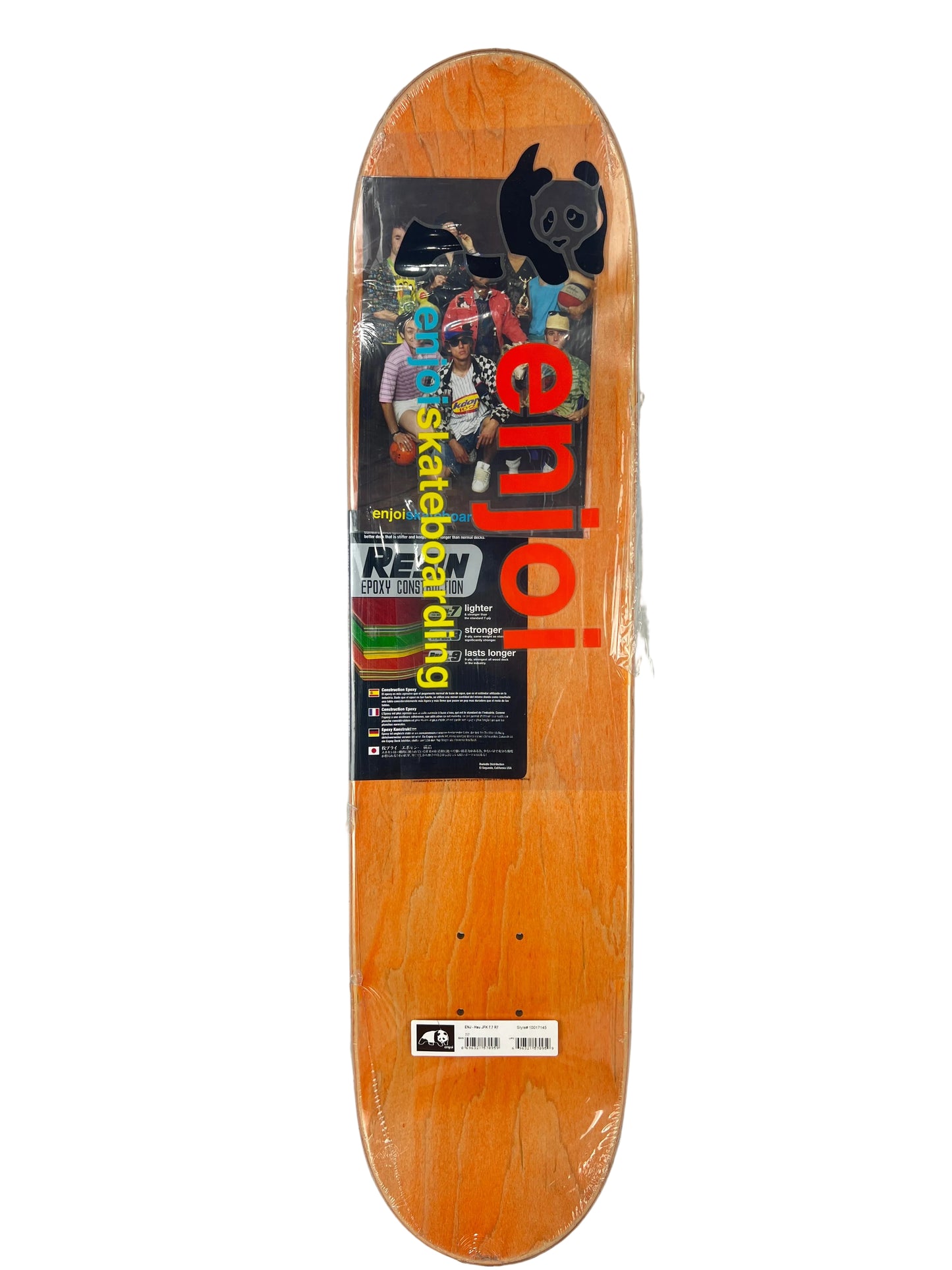 Enjoi Jerry Hsu Presidential Series JFK Art By Jason Adams Red Blue Multi Size 7.7" Vintage NOS Deck