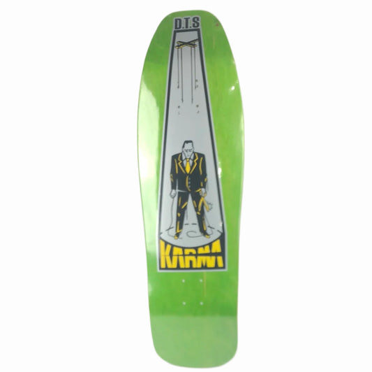 Dogtown Karma Puppet Master Green/Black/Silver 9.5" Vintage NOS Shaped Reissue Deck