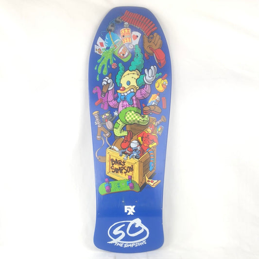 Santa Cruz X Simpsons Bart Simpson Multi 9.8'' Skateboard Deck