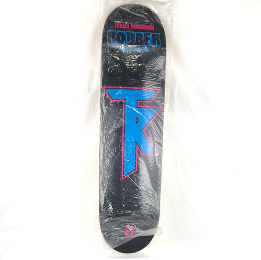 Selfish Terell Robinson Robber TK Rip Off Black/Pink/Blue 8.25" Skateboard Deck