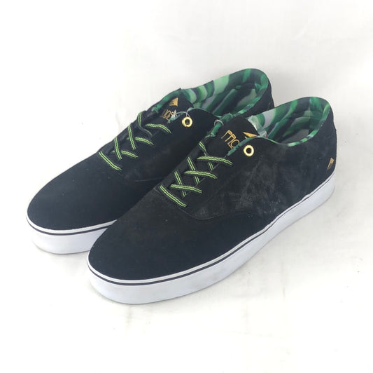 Emerica Provost Black/White/Green US Mens Size 10.5