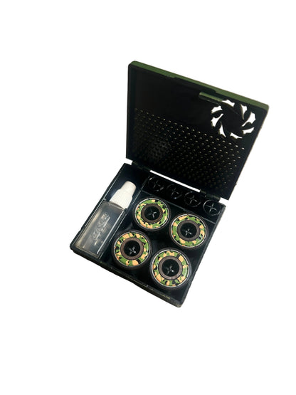 FKD Greg Lutzka Signature Camo Green Orange Abec 7 Bearing Kit