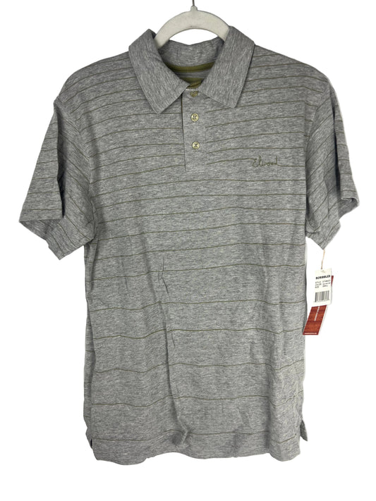 Elwood Scribbles Heather Gray Striped Size S L/s Vintage Collared Shirt