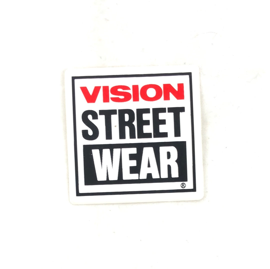 Vision Rocker Sticker Vision Street Wear White Black Red 2