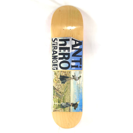 Anti Hero Stranger Pigeon And Eagle Graphic Blank/Black/Multi Color Size 8.18 Skateboard deck