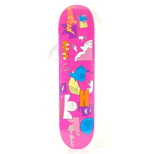 Krooked Dan Drehobl Wicked Style Pink 7.75" Skateboard Deck