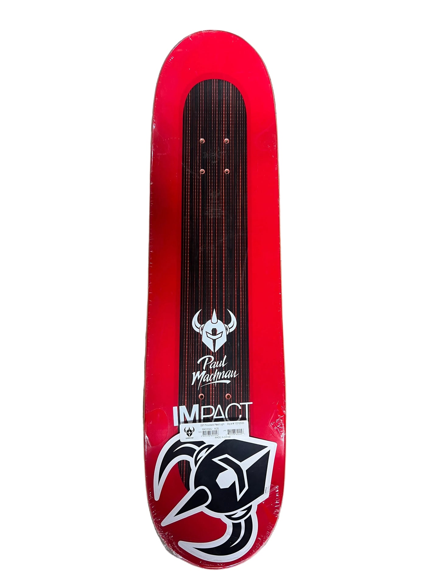 Darkstar Paul Machnan Throwback Red/Black 8.25 Skateboard Deck