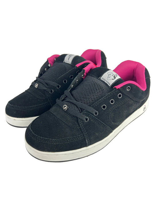 ES Accel TT Nyjah Huston X Rodrigo Teixeira Rodrigo TX Signature Black White Pink US Mens Size 11 Vintage Classic Shoes