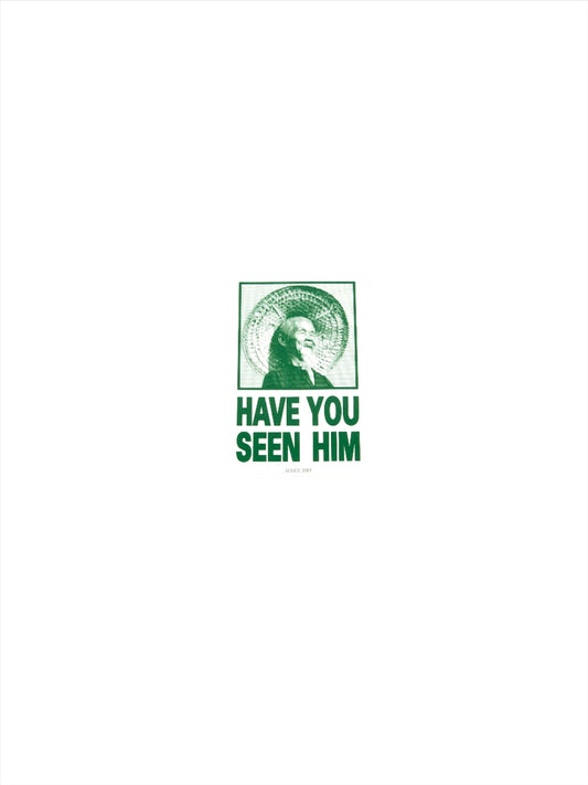 Powell Peralta Have You Seen Him Animal Chin White Green 4.25" x 2.75" Sticker