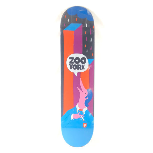 Zoo York Team Board Trippy Drawing Black/Blue/Orange/Pink/Purple Size 7.5" Skateboard Deck 2006