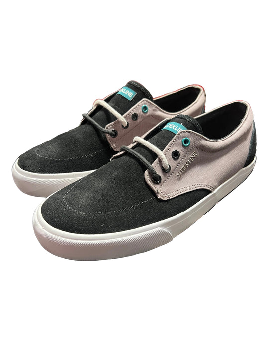 Dekline Mason Black Charcoal Monks Canvas Size 9 Shoes