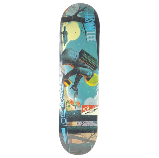 Stereo Jason Lee Space Exploration Graphic Blue/Black/Multi Color Size 8.3" Vintage NOS Deck