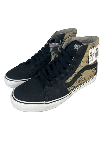 Vans Sk8 Hi "S" Mr. Cartoon Industrial Black Khaki US Mens Size 9 Classic Shoes