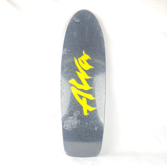 Alva Classic Logo Black/Yellow 10'' Skateboard Deck