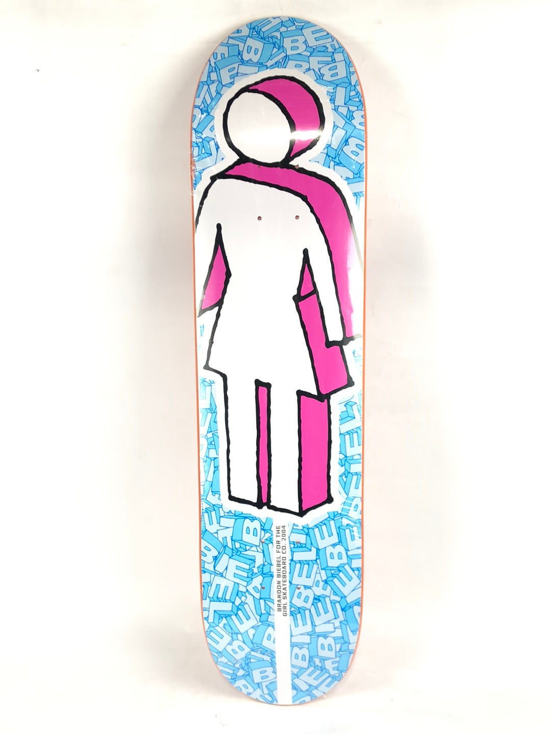 Girl Brandon Biebel OG logo Red/White/Blue 8.5" Skateboard Deck 2004