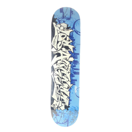 Marvel Los Angeles Graffiti Piece Blue Black White Size 7.75" Skateboard Deck 2006