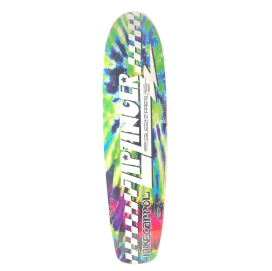 Krooked Mike Carrol Zip Zinger Tie Dye/White/Black Size 7.75 Skateboard Deck