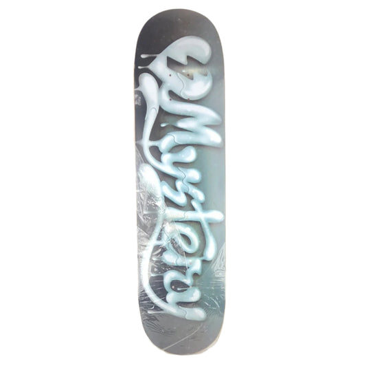 Mystery Candy Paint Silver Size 8.25" Vintage NOS Deck