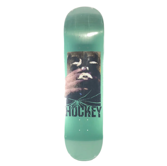 Hockey Mac-Green Eyes Without A Face Green/Black/Multi Color Size 8.18 Skateboard Deck