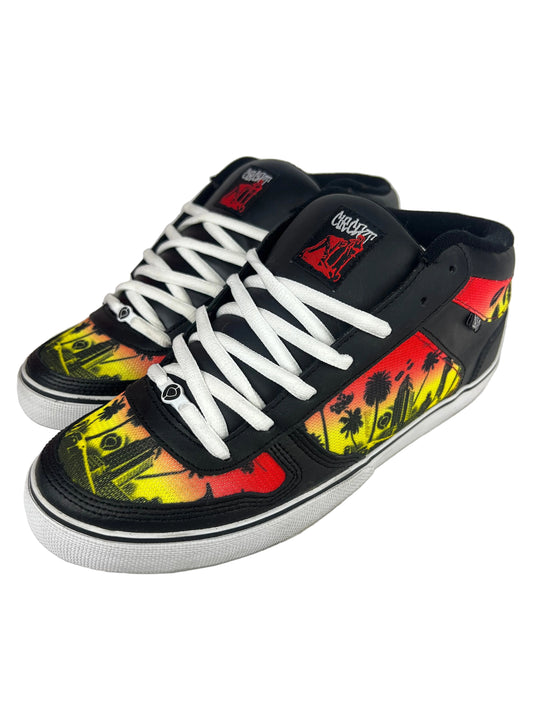 Circa C1rca 8Track Black White Hell-A Palms US Mens Size 10.5 Shoes