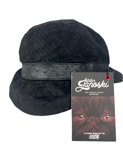 Official Stefan Janoski Signature Black Black Vintage Bucket Hat