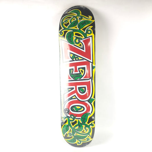 Zero OG Logo With Vines Black/Red/Yellow/Green 8" Skateboard Deck