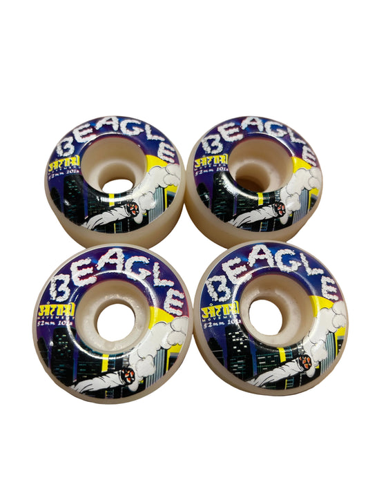 Satori Movement Beagle Spliff Blue White Multi Size 52MM 101A Duro Vintage NOS Wheels