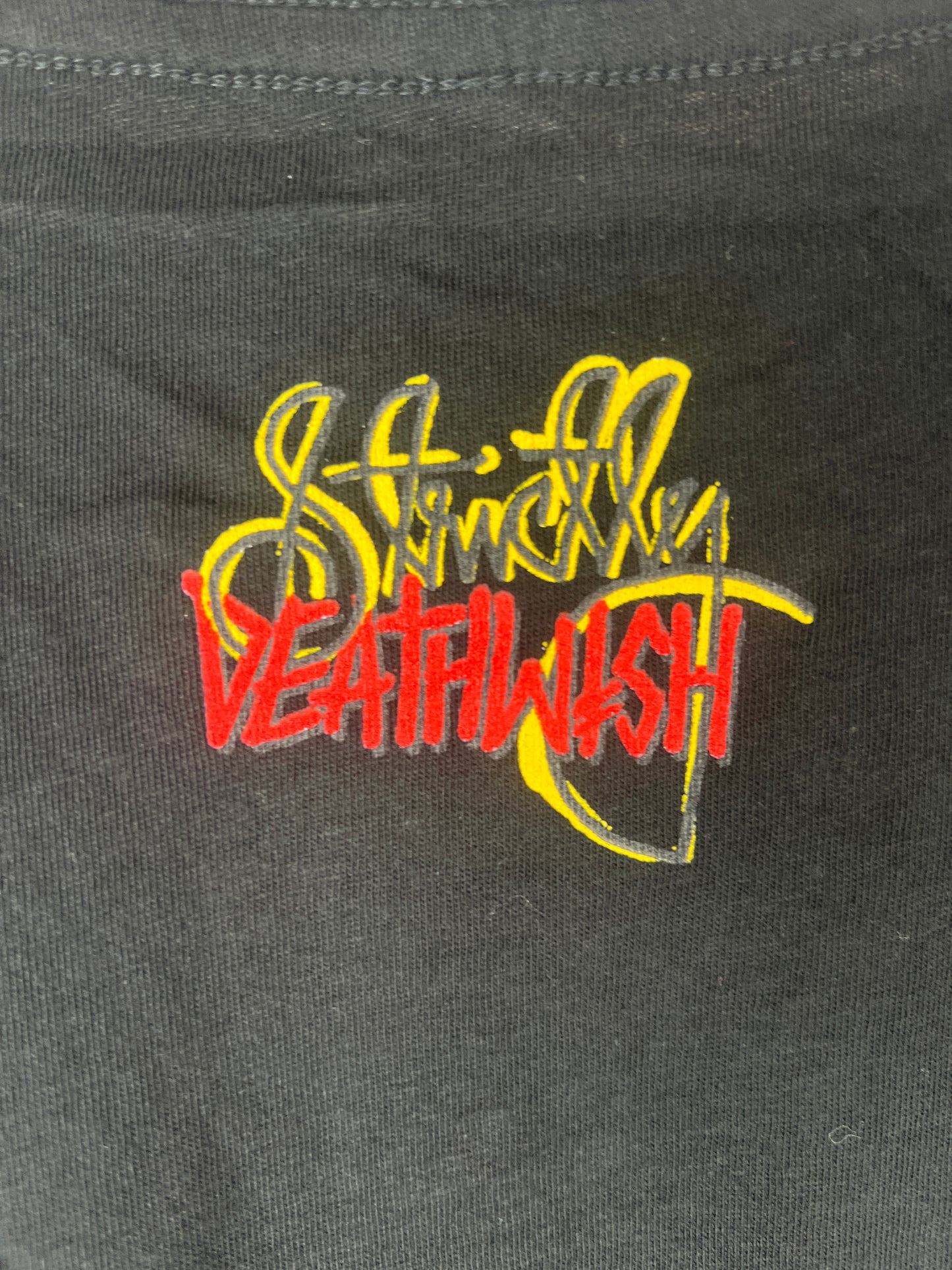 Deathwish Strictly Deathwish Black Multi Size S S/s Vintage Shirt