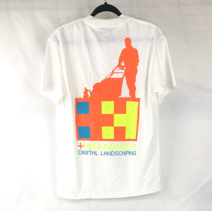 The Hundreds Chest Logo Digital Landscape Orange Yellow Size M S/s Shirt